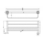 Полка для полотенец Villeroy&Boch Elements TVA152006